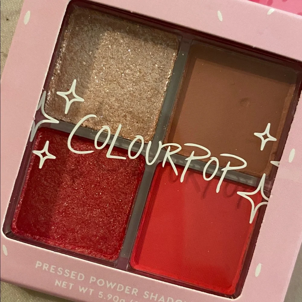ColourPop Strawberry Sweet Pressed Powder Shadow palette